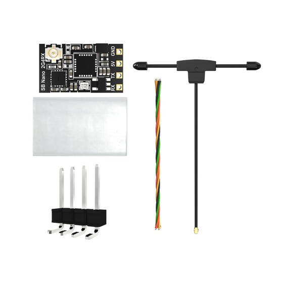 SpeedyBee Nano 2.4G ExpressLRS ELRS 2.4G-TCXO 915M Plastic Material Accs for Racing Drones SpeedyBee Drones